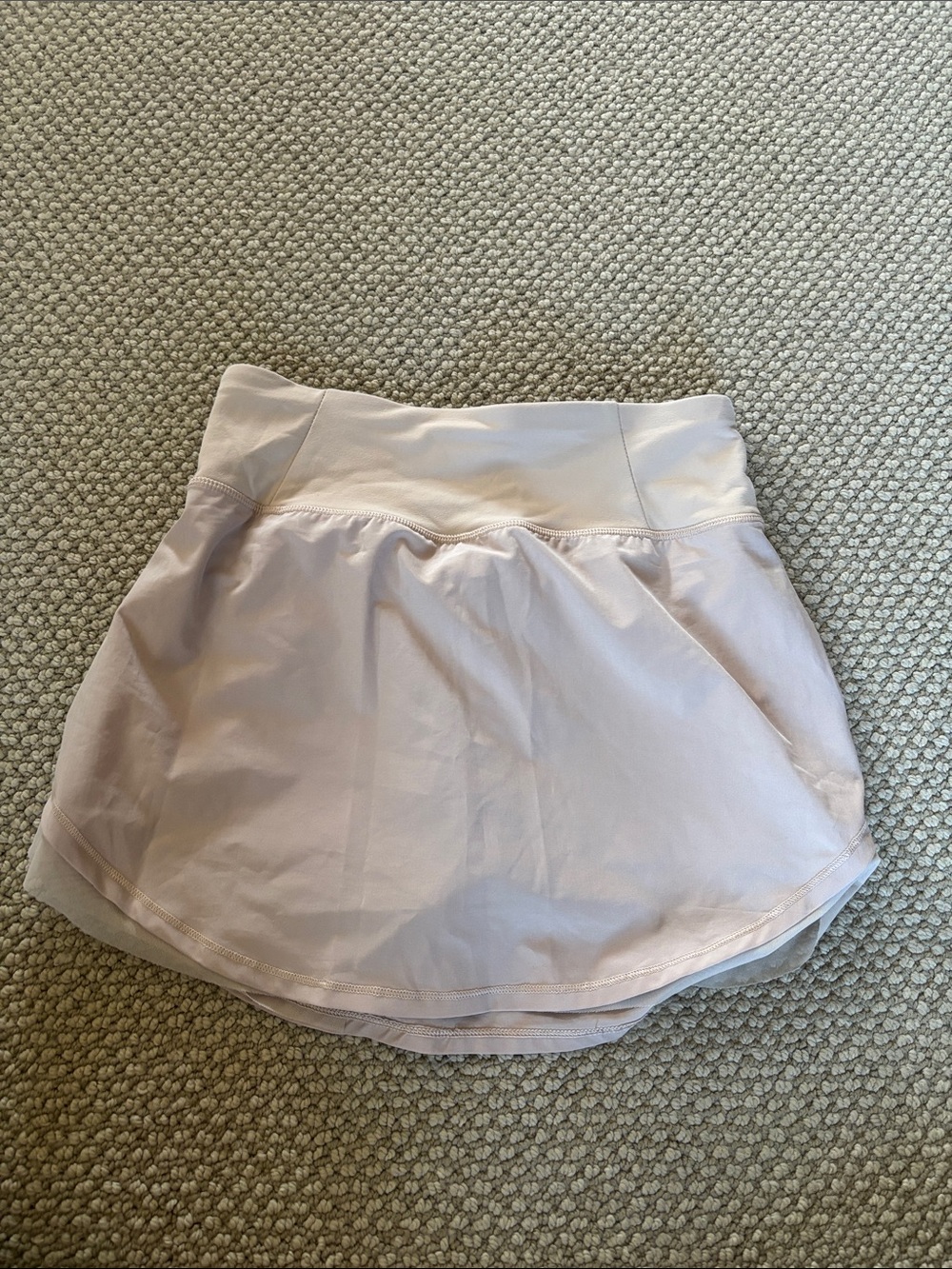 Nude athletic skirt